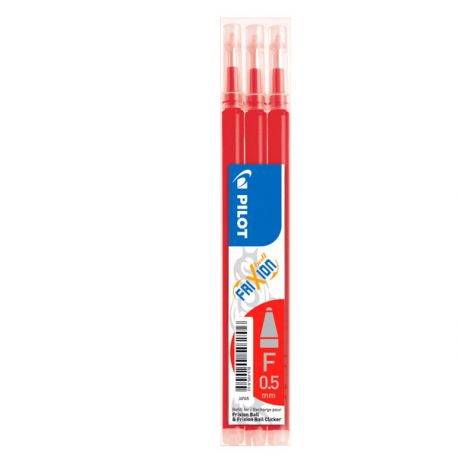 Cf.3 Refill Pilot Frixion rosso 0,5