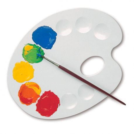 Tavolozza 10 scomparti x miscelazione colori