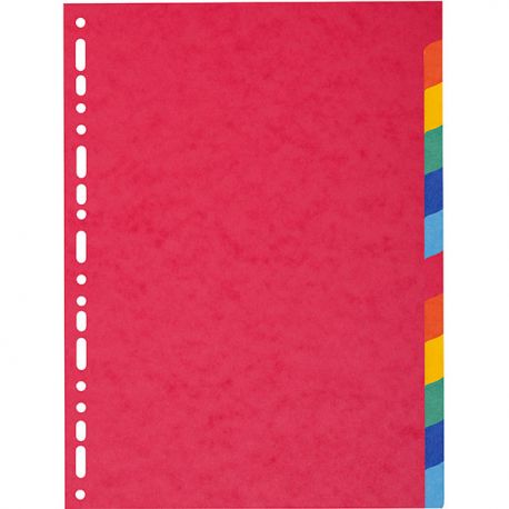 Separatore A4 cartoncino 12tacche color MAXI 23x30,5