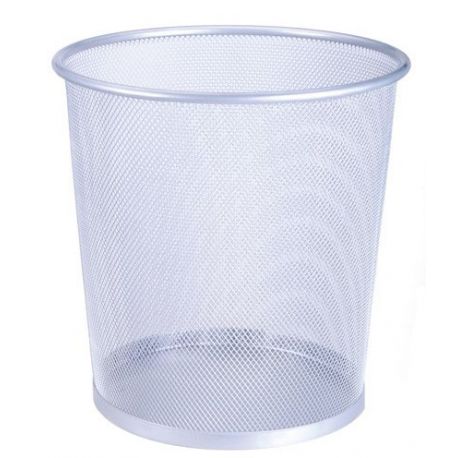 Cestino rete metallo argento