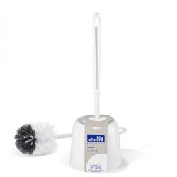 Portascopino in plastica bianco