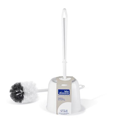 Portascopino in plastica bianco