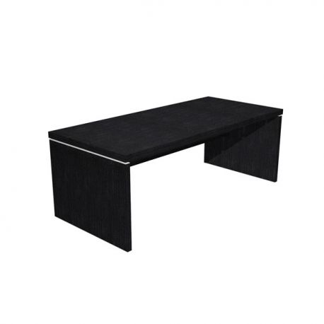 Scrivania dir. FORMA f.melam. 210x90cm nero venato