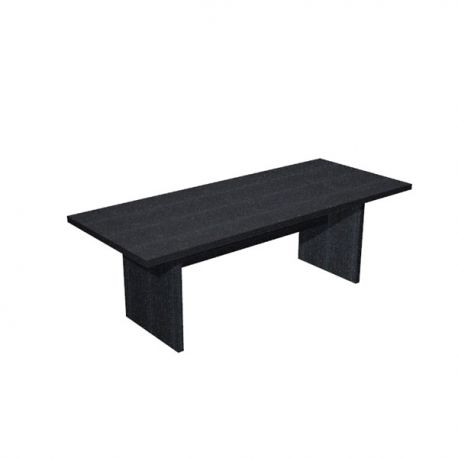 Tavolo riun. FORMA f.melam. 220x100cm nero venato