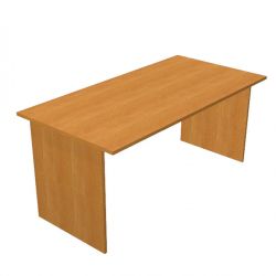 Scrivania FREE 160x80cm f.melam. noce chiaro