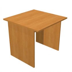 Scrivania FREE 80x80cm f.melam. noce chiaro