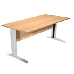 Scrivania FREE 160x80cm f.metallo faggio