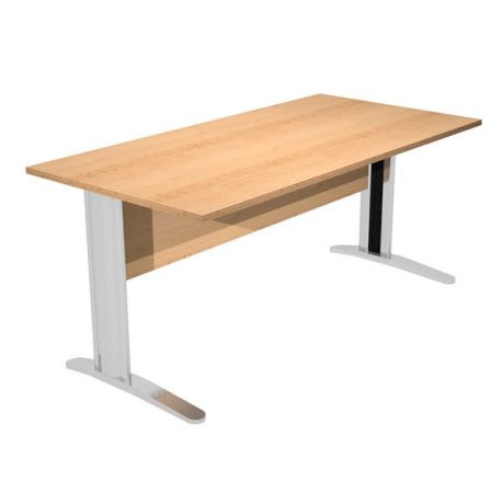 Scrivania FREE 140x80cm f.metallo faggio
