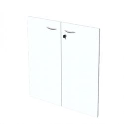 Coppia ante basse FREE 80x67h serr. bianco