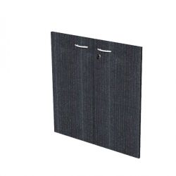 Coppia ante basse FREE 80x67h serr. nero venato