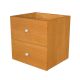 Cassetti per SQUARE 2pz noce chiaro