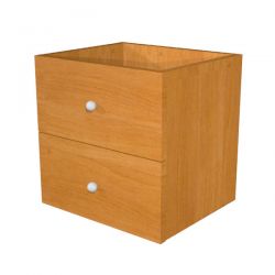 Cassetti per SQUARE 2pz noce chiaro