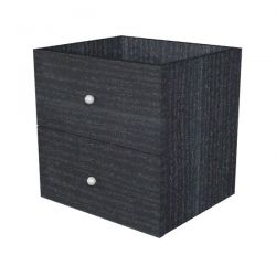 Cassetti per SQUARE 2pz nero venato