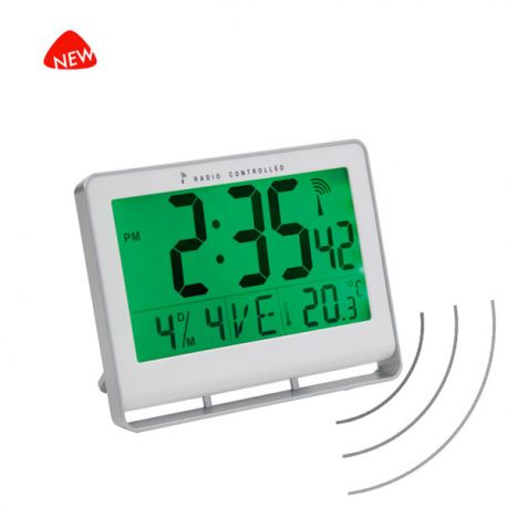Orologio Digitale Alba Radiocontr. Lcd Neo 20X15X3
