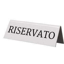 Segnaposto Securit Da Tavolo Riservato Cf.5Pz