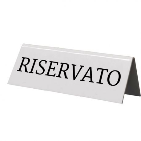 Segnaposto Securit Da Tavolo Riservato Cf.5Pz