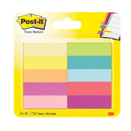 Segnapagina 3M 670-10AB carta 10 colori
