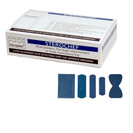 Cerotti blu detectable assortiti cf.100pz