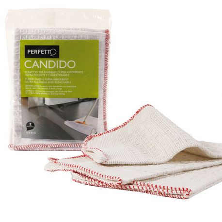 Strofinaccio pavim. cotone Perfetto cf.2pz 56x40cm