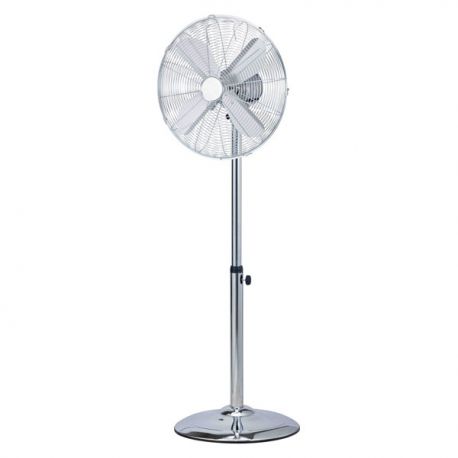 Ventilatore cromo cm 40 piantana