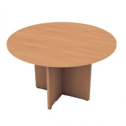 Tavolo riun. tondo FREE diam.120cm noce chiaro