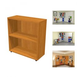 Libreria bassa ARCHIVE 76x32x82h noce chiaro
