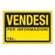 Cartello ppl 20x30cm VENDESI