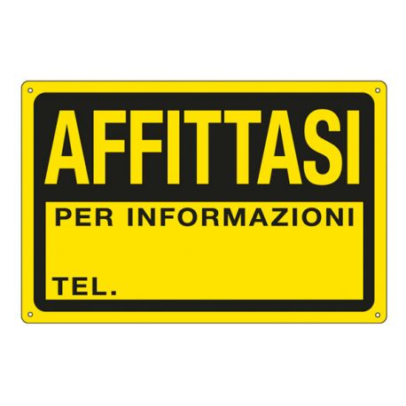 Cartello ppl 20x30cm AFFITTASI