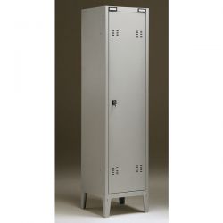 Armadio spogliatoio 1 posto 38x35x180H grigio T2