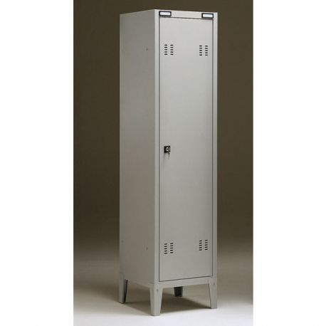 Armadio spogliatoio 1posto sporco/pulito 43x47x180H grigio