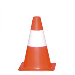 Cono segnaletico bicolore cm 23x30h