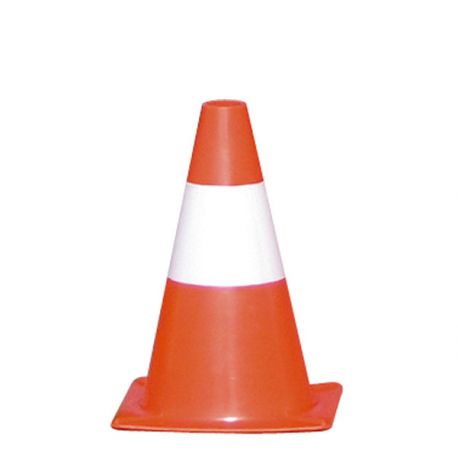 Cono segnaletico bicolore cm 23x30h
