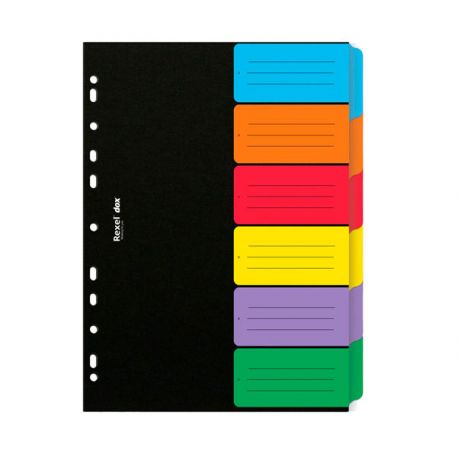 Divisore Dox cartoncino 240gr 6 tacche