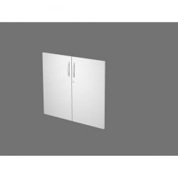 Coppia ante SOLIDA x mob. basso bianco