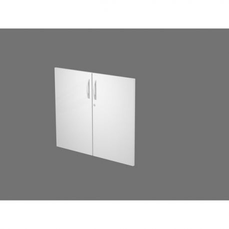 Coppia ante SOLIDA x mob. basso bianco