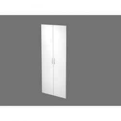 Coppia ante SOLIDA x mob. alto bianco