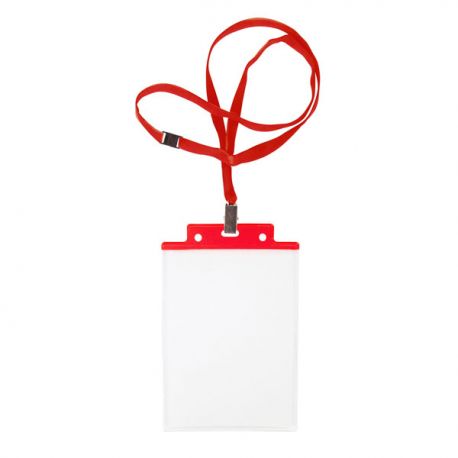 Portanomi Pass 6S-P 10x15cm cf.10pz rosso