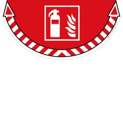 Segnalatore ades.da terra 70x35cm ESTINTORE