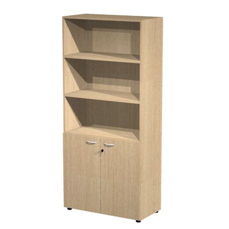 Armadio AR alto+ante basse 90x46x200h rovere