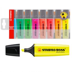Cf.8 Evidenziatori Stabilo Boss