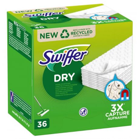 Panni ricambio x Swiffer Dry cf.34pz