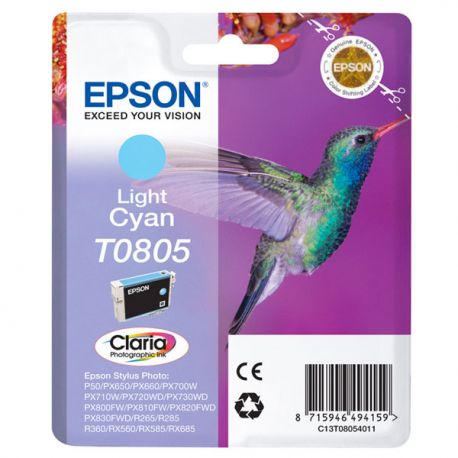 Cartuccia Epson T080540 ciano chiaro Photo R-265 R-360