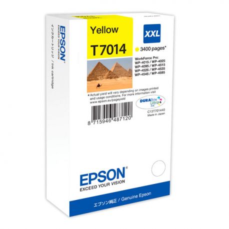 Cartuccia Epson T701440 giallo XXL 3,4K