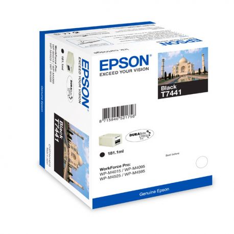 Tanica Epson T744140 nero 10K Durabrite Ultra
