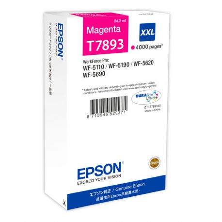 Cartuccia Epson T789340 magenta XXL WF5110DW