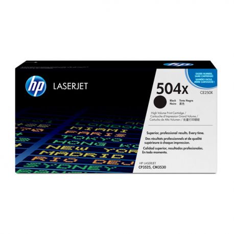 Toner HP CE250X LJ CP3525 nero 10K