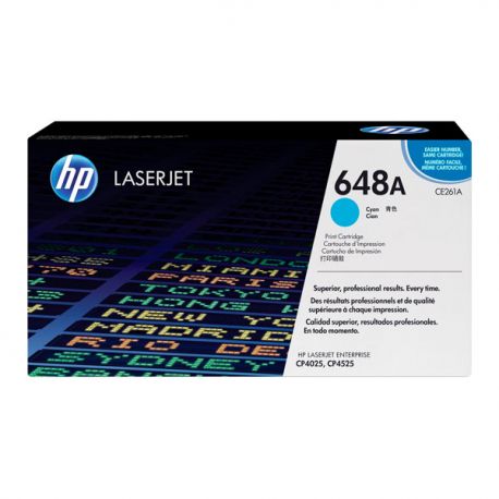 Toner HP CE261A Laserjet CP-4525N/DN ciano