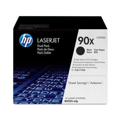 Dual Pack HP CE390XD LJ M-4555/602/603 HC