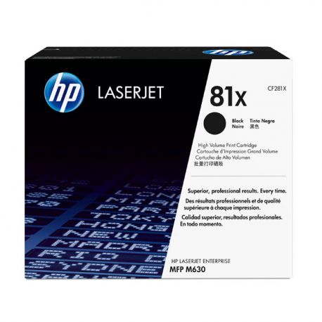 Toner HP CF281X 81X 25K LJ M605