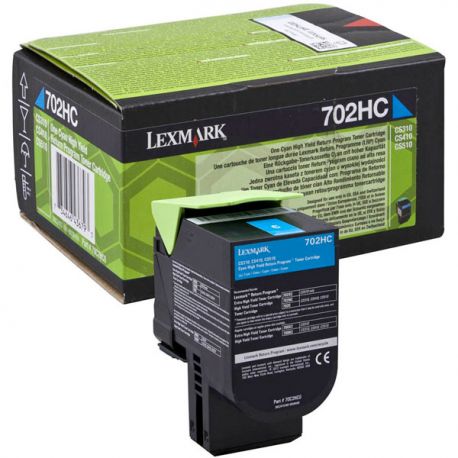 Toner Lexmark 702HC ciano CS-310DN 3K 70C2HC0